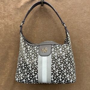 DNKY All Over Monogram Print Purse